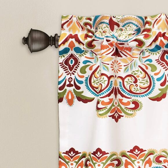 Lush Decor Clara Valance 52 x 18 Adorable Paisley - Picture 3 of 8